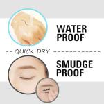 Heroine Make by KISSME Liquid Eyeliner Pen with Ultra-Fine 0.1mm Tip, Waterproof Eyeliner for Sensitive Skin, Cat Eye Liner for Long Lasting Wear, Made in Japan, Brown Black SMOOTH, 1 Count