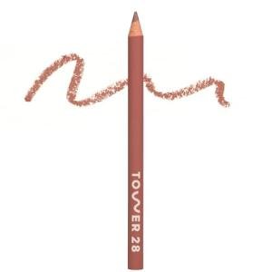 Tower 28 OneLiner Creamy Lip Liner Pencil – Defines Lips, Prevents Feathering, Doubles as Eye Pencil – Vegan & Sensitive Skin Safe – Work of Art Pink Taupe Lip Liner
