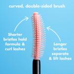 e.l.f. Lash 'N Roll Mascara, Curling Mascara For Visibly Lifted Lashes, Lifts & Separates Lashes. Long-Lasting Formula, Vegan & Cruelty-Free, Deep Brown