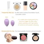 RockFancy Beauty Sponge Blender For Makeup Blending And Foundation, Full Coverage And Flawless Application Of Cosmetics, Cruelty-Free Makeup Puff Made From Latex-Free PU