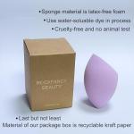 RockFancy Beauty Sponge Blender For Makeup Blending And Foundation, Full Coverage And Flawless Application Of Cosmetics, Cruelty-Free Makeup Puff Made From Latex-Free PU