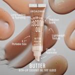 Ruby Kisses Broadway Vita-Lip Tinted Lip Gloss Set (3 Pack Cocoa, Butter, Chocolate) Ultra-Hydrating Coconut + Jojoba Oil & Soothing Formula with Vitamins, High-Shine Non-Sticky Finish Lip Balm