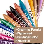 wet n wild Color Icon Cream Eyeliner Eyeshadow Multi-Stick, Moisturizing, Nourishing Velvety Cream-to-Powder Buildable & Blendable Formula, Cruelty-Free & Vegan - Nudie Culture