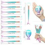 11PCS Makeup Brushes Set, Stocking Stuffers for Teen Girls Kids Women, Foundation Eyebrow Blush Brushes, Easter Basket Stuffers Essentials, Christmas Gifts for Grandkids Teens Girls Accessories Stuff