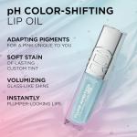 L'Oreal Paris Plump Ambition pH Hyaluron Lip Oil, Color Shifting Lip Tint with 24HR Hydration, Volumizing Shine and Lasting Color, 020 pH Rosé