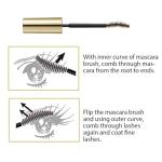 HEROINE MAKE by KISSME Brown Mascara Waterproof, Waterproof Mascara Volume and Length by Tubing Fiber for Long & Curl Eye Makeup for Women, Natural Lash Look for Sensitive Skin from Japan 1 EA