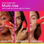 Beautyblender® | Ruby Beauty Blender Makeup Sponge, Super-Soft Foam Easily Blends Foundations, Powders & Creams, Made in USA, Reusable, Washable, Streak Free Application, Vegan, Cruelty Free