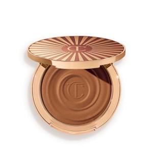 Charlotte Tilbury Beautiful Skin Face Makeup & Body Cream Bronzer - Hydrating Hyaluronic Acid & Pro Vitamin D3 to Blur for a Sun-Kissed Glow - Up to 16Hr Wear, Sweat & Humidity Proof - 2 Medium
