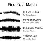 CLIO Kill Lash Superproof Mascara, Waterproof Mascara Black, Lengthening & Lifting for Defined Eyelash, Long-Lasting, Clump & Smudge-Free, for Sensitive Eyes, Korean Makeup Beauty (001 Long Curling)