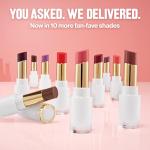 REVLON Super Lustrous Glass Shine Balm, Hydrating Tinted Lip Balm with Hyaluronic Acid, Aloe & Rose Quartz, 008 Rum Raisin, 0.11 oz