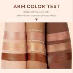 Eshioh Body Highlighter Liquid，Long Lasting Moisturizing Face & Body Luminizer, Lightweight Formula without smudging，Waterproof 02#Deep Bronze