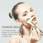 Makeup Brush Sets, NEVSETPO 28PCS Synthetic Make Up Brushes Include 24 Makeup Brushes 2 Sponges Beauty Blenders, 1 Dual End Masks Spatula, 1 Brush Egg Cleaner, Travel-Friendly Easy Clean Makeup Case