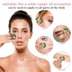 Ymapinc 5Pcs Make Up Sponges for Face, Cushion Foundation Puff, Latex-Free Makeup Applicator Sponge for Natural and Easy Makeup, Soft and Reusable Foundation Sponge for Liquid, Green