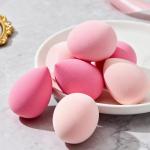 6Pcs Pink Makeup Sponge Set 6– Beauty Blender for Foundation, Concealer, Powder & Cream – Soft, Latex-Free Cosmetic Applicators