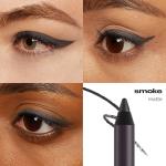 URBAN DECAY 24/7 Glide-On Waterproof Eyeliner Pencil (Smoke - Deep Gray Matte) - Smudge-Proof, Transfer-Proof, Smooth No-Tug Formula, Hydrating Vitamin E & Jojoba Oil - 0.04 Oz