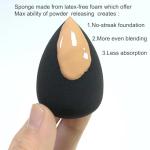 RockFancy Beauty Makeup Sponge, Super Soft Beauty Blender for Liquid & Foundation, Wonder Puff for Streak-Free Coverage Latex-Free, Cruelty-Free & Vegan
