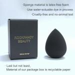 RockFancy Beauty Makeup Sponge, Super Soft Beauty Blender for Liquid & Foundation, Wonder Puff for Streak-Free Coverage Latex-Free, Cruelty-Free & Vegan