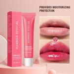 URQT Lip Butter Balm, Hydrating, Nourishing & Softening Lip Care with Natural Oils & Fruit Extracts, Long-Lasting Moisture, Non-Sticky Shine, Soften Dry Lips Lip Care (#5 Pink Guava)