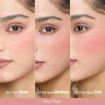 Exmiloo Liquid Blush - Lightweight Liquid Blush for Cheeks - Long-Lasting Liquid Matte Blush Makeup, Blendable & Buildable, Vegan & Cruelty-Free, Sheer Nude
