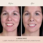 PUR Beauty 4-in-1 Pressed Mineral Makeup Powder Foundation with SPF 15 - Concealer & Finishing Compact Pressed Powder for Face - Buildable Medium to Full Coverage Foundation Powder (Linen)