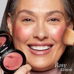 LAURA GELLER NEW YORK The Wonder Balm Cream Blush - Hydrating Weightless Subtle Hint of Color + Glow for Mature Skin - Vegan Squalane - Apply to Cheeks & Lips (03 Rosy Refresh)