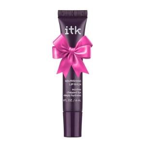 ITK Nourishing Lip Balm - Hydrate Dry, Chapped Lips with Shea Butter + Coconut Oil + Vitamin E - Moisturizes + Soothes Chapped Lips - Glossy, Fragrance Free, Clear, 0.2 Oz