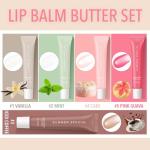 5PCS Summer Special Lip Balm Butter Set - Natural Shea Butter & Avocado Oil, Hydrating Non-Sticky&Lightweight, Soothes & Softens Dry Lips, Lip Care Gift Set
