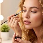 Molain 9Pcs Eyeliner Brush Set, Fine Angled Eyeliner Brush Ultra Thin Slanted Angled Eyeliner Makeup Brushes Set Fine Point Eyebrow Brushes Eye Makeup Tool with Synthetic Bristles