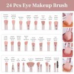 MAANGE Makeup Brush Set 51 PCS Professional Makeup Brushes for Foundation Powder Concealers Eye shadows Blending Blush Travel Make up Brush Kit (Pink)