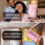 MAANGE Makeup Brush Set 51 PCS Professional Makeup Brushes for Foundation Powder Concealers Eye shadows Blending Blush Travel Make up Brush Kit (Pink)