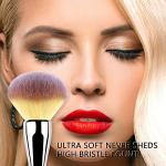 Foundation Brush,Daubigny Large Powder Brush Flat Arched Premium Durable Kabuki Makeup Brush Perfect For Blending Liquid,Cream and Flawless Powder,Buffing, Blending,Concealer …