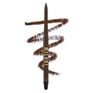 Milani Stay Put Eyeliner - Semi-Sweet (0.01 Ounce) Cruelty-Free Self-Sharpening Eye Pencil with Built-In Smudger - Line & Define Eyes with High Pigment Shades for Long-Lasting Wear