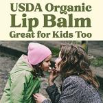 Earth's Daughter USDA Organic Lip Balm 4-Pack Creamy Coconut Flavor - Beeswax, Coconut Oil, Vitamin E - Best Lip Repair Chapstick for Dry Cracked Lips