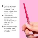 Winky Lux pH Blurring Lip Liner, Color Changing, Natural Lip Pencil for Softly Diffused plump lips, with Hyaluronic Acid, Jojoba Oil & Vitamin E, Hydrating, Clean Beauty, Cruelty-Free, Vegan
