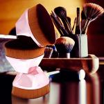 Foundation Brush, Daubigny Perfect Makeup Brush for Face Blush Liquid Powder Foundation Brush for Blending Liquid, Cream or Flawless Powder Cosmetics with Protective Case (Rose Golden)