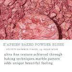 K'APEINE Baked Blush, Single Powder Pink Blush for Cheeks Shimmer Silky Smooth Pressed Powder Blushes Blendable Highly Pigment Makeup Palette Long-Lasting Face Makeup for Women Festivals-01#