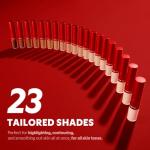 TIRTIR Glide&Hide Blurring Concealer - Creamy texture, Conceals dark circles and wrinkles, Dual formula (liquid tip & balm stick), Long-lasting wear, Korean Makeup, #4.5N, 0.28 Oz