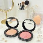 K'APEINE Baked Blush, Single Powder Pink Blush for Cheeks Shimmer Silky Smooth Pressed Powder Blushes Blendable Highly Pigment Makeup Palette Long-Lasting Face Makeup for Women Festivals-01#