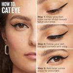 MAYBELLINE Tattoo Studio Dip-Ink Liquid Eyeliner, Waterproof Eyeliner With Up to 24 Hour Wear, Black Track, 1 Count