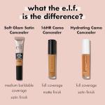 e.l.f. Soft Glam Satin Concealer, Medium Coverage For Blemishes & Under-Eye, Crease-Resistant, Long Lasting, Vegan & Cruelty-Free, 11 Fair Neutral