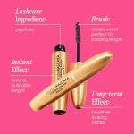 Grande Cosmetics GrandeMASCARA Conditioning Peptide Mascara - Buildable Volume & Length, Water-Resistant & Clump-Free - Lash & Extension Friendly, Black (0.20 oz)