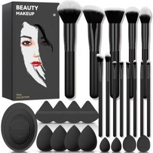 Koccido Makeup Brushes 26 Pcs Makeup Kit,Foundation Brush Eyeshadow Brush Make up Brushes Set