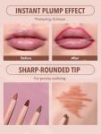 SHEGLAM Lip Liner Creamy Matte Pencil High Pigment Not Easy to Fade Silky Smooth Matte Contour Tint Lip Makeup-Concrete Jungle