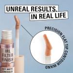 Revolution, IRL Filter Finish Concealer, Full Coverage, Oil-Free, Long-Lasting & Lightweight Formula, Infused with Hyaluronic Acid, Vegan & Cruelty-Free, C2, 0.21 oz