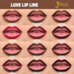 Juvia's Place Coffee Shop Luxe Lip Liner: Kola - Colorstay Matte Finish Lip Pencil, Makeup for Natural Long Lasting Beauty and Sensational Wear, Lip Stain Kiss Proof Cometics