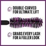 Maybelline The Falsies Lash Lift Waterproof Mascara Volumizing, Lengthening, Lifting, Curling, Multiplying, Eye Makeup, Very Black, 1 Count