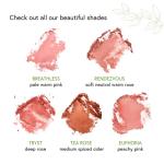 Honeybee Gardens Complexion Perfecting Blush in Rendezvous, Soft Neutral Rose, Pigmented, Vegan & Gluten-Free, 8.5g