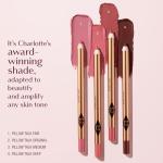 Charlotte Tilbury Lip Cheat Lip Liner Pencil - Gives Lips a Fuller-Looking, Defined Pout - Enriched with Jojoba Oil & Hyaluronic Acid - Waterproof, Smudge-Proof & Transfer-Proof - Pillow Talk Medium