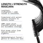 Pacifica Stellar Gaze Mascara (Supernova Black, Glass Vial) – Length & Strength Formula with Coconut & Vitamin B, Sustainable Packaging, Vegan