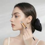 AMORTALS Concealer Brush, Concealer Brush Under Eye, Concealer Blending Brush, Precision Face Synthetic Makeup Brush for Concealing Blending Setting with Powder Liquid Cream Cosmetics